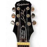 Used Epiphone Les Paul Standard Ebony Solid Body Electric Guitar