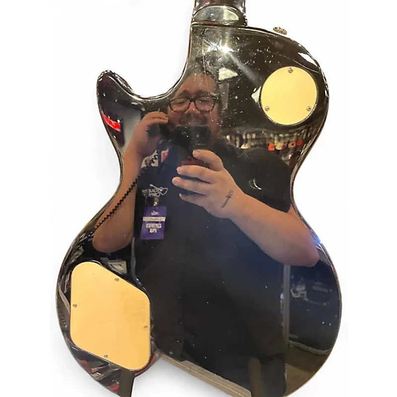 Used Epiphone Les Paul Standard Ebony Solid Body Electric Guitar