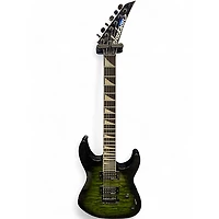 Used Jackson JS20 Dinky transparent green Solid Body Electric Guitar