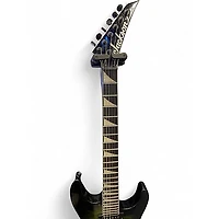Used Jackson JS20 Dinky transparent green Solid Body Electric Guitar
