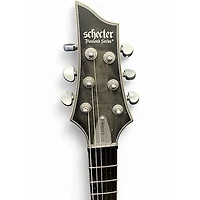 Used Schecter Guitar Research C1 Platinum Trans Black Solid Body Electric Guitar