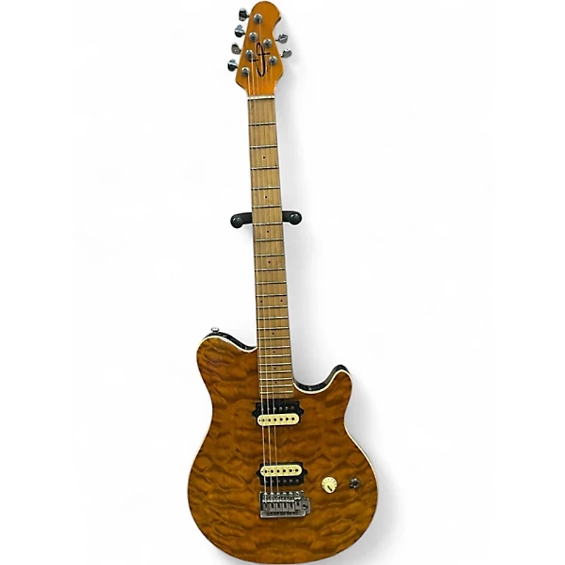 Used OLP MM1 Amber Solid Body Electric Guitar