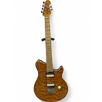 Used OLP MM1 Amber Solid Body Electric Guitar