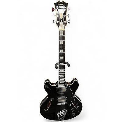 Used D'Angelico Premier Series DC BLACK Hollow Body Electric Guitar