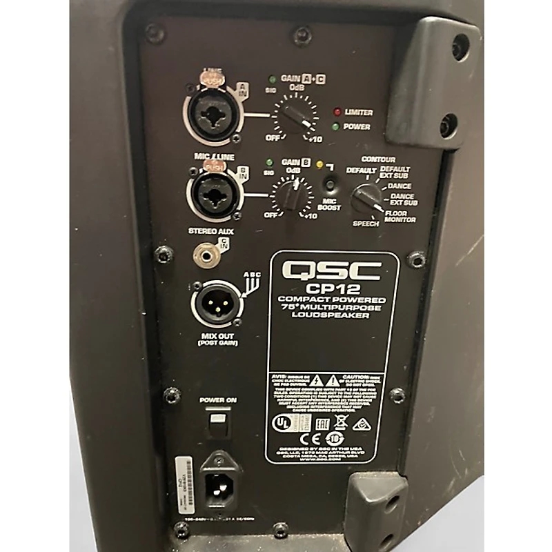 Used QSC CP 12 Powered Speaker