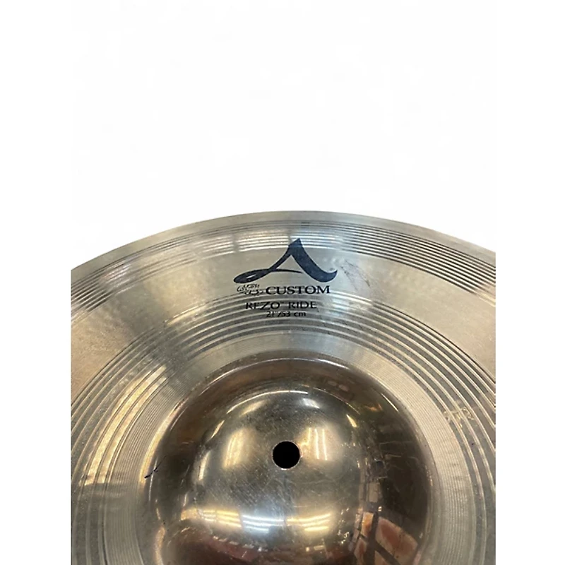 Used Zildjian 21in A Custom Rezo Ride Cymbal