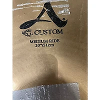 Used Zildjian 20in A Custom Medium Ride Cymbal