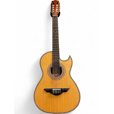 Used H. Jimenez LBQ1E BAJO QUINTO Natural Acoustic Guitar