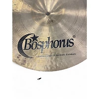 Used Bosphorus Cymbals 16in antique paper thin crash Cymbal