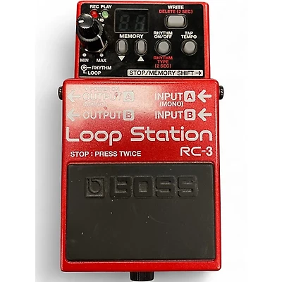 Used BOSS RC3 Loop Station Pedal