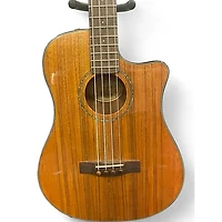 Used Fender VB-NAT Natural Acoustic Bass Guitar