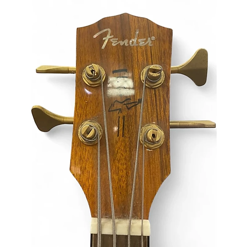 Used Fender VB-NAT Natural Acoustic Bass Guitar