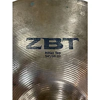 Used Zildjian 14in ZBT Rock Hi Hat Top Cymbal