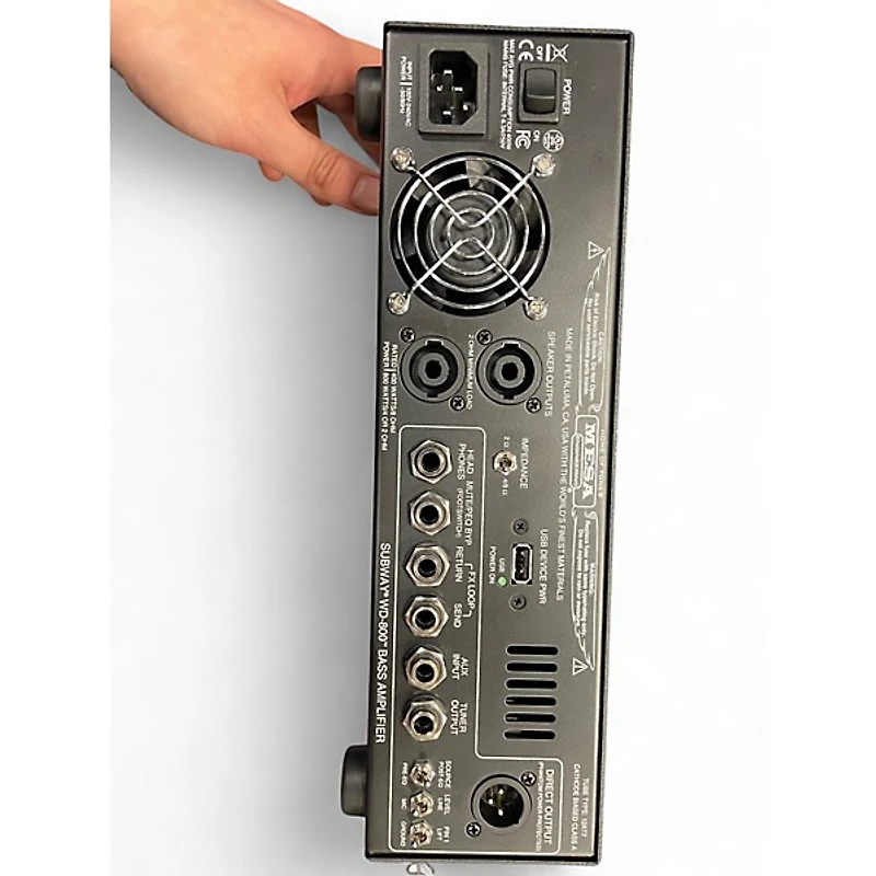 Used MESA/Boogie SUBWAY WD-800 Tube Bass Amp Head