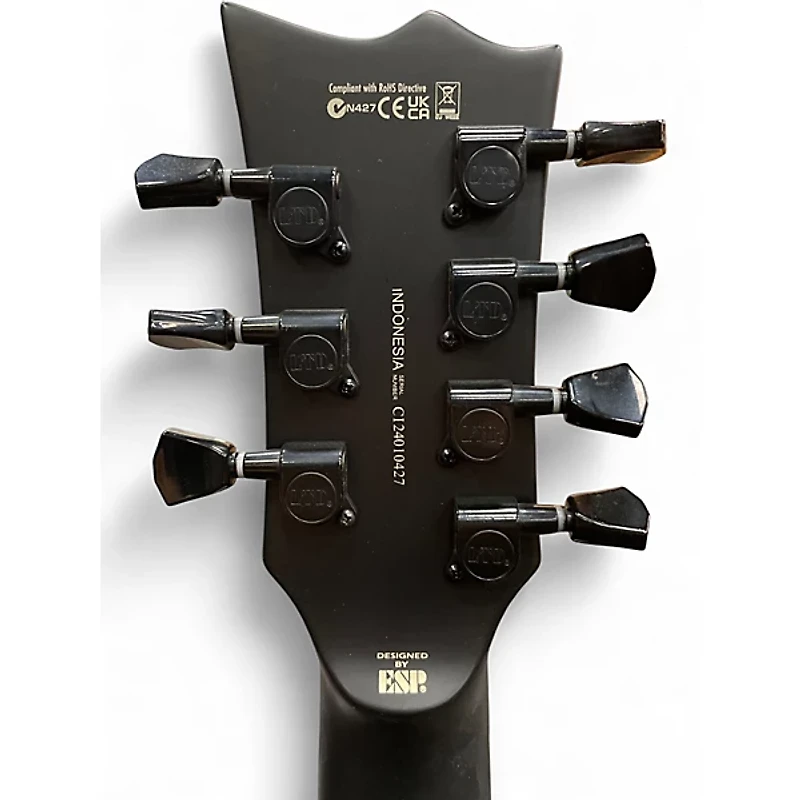 Used Ltd EC257 Black Solid Body Electric Guitar