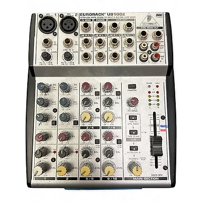 Used Behringer eurorack ub1002 Powered Mixer