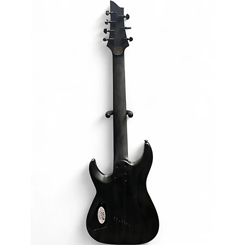 Used Schecter Guitar Research Omen Elite 7MS Charcoal Solid Body Electric Guitar