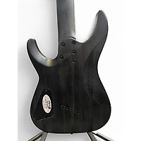 Used Schecter Guitar Research Omen Elite 7MS Charcoal Solid Body Electric Guitar