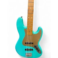 Used Squier 40TH ANNIVERSARY JAZZ BASS Seafoam Green Electric Bass Guitar
