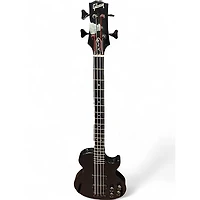 Used Gibson Les Paul Bass Black Electric Bass Guitar