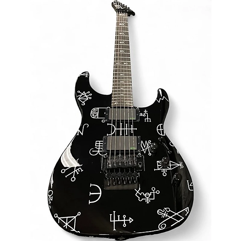 Used ESP LTD KH Demonology Black Solid Body Electric Guitar