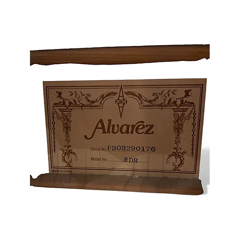 Used Alvarez rd8 Natural Acoustic Guitar