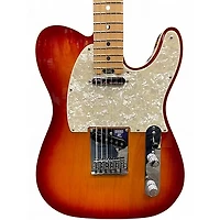 Used Fender Telcaster American Elite Aged Cherry Sunburst Solid Body Electric Guitar