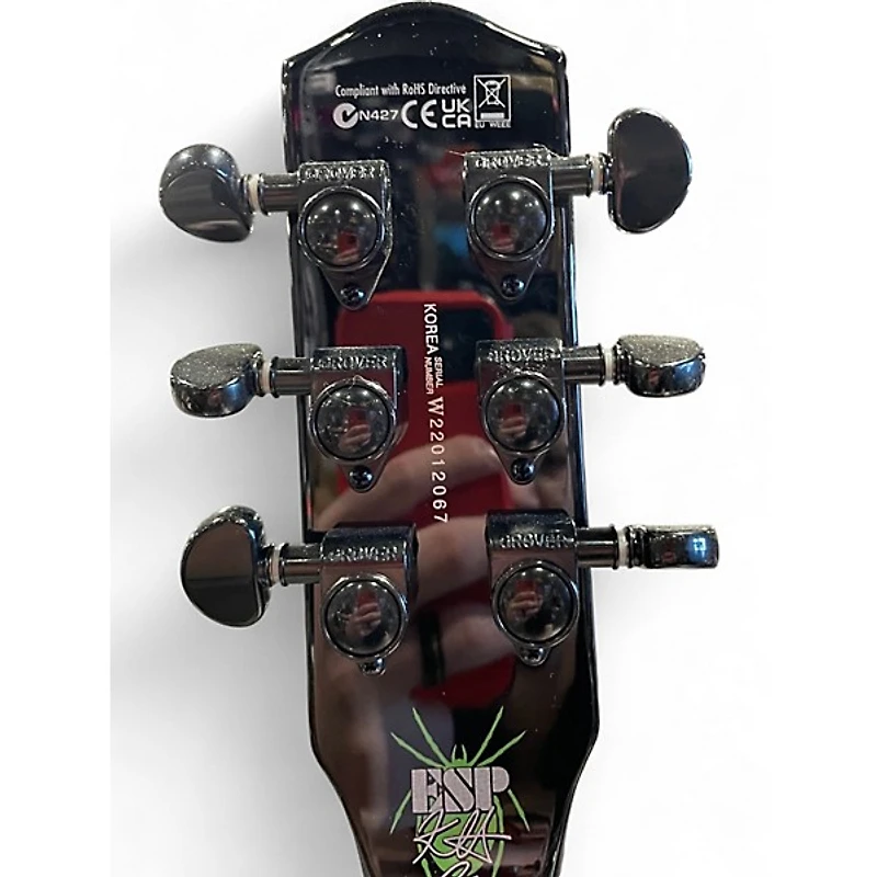 Used ESP LTD KH3 Black Solid Body Electric Guitar