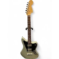 Used Fender Blacktop Jaguar Silver Solid Body Electric Guitar