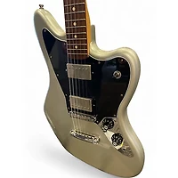 Used Fender Blacktop Jaguar Silver Solid Body Electric Guitar