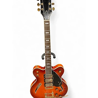 Used Gretsch CAT CB 3PU/ABY ALE ORANGE BURST Hollow Body Electric Guitar