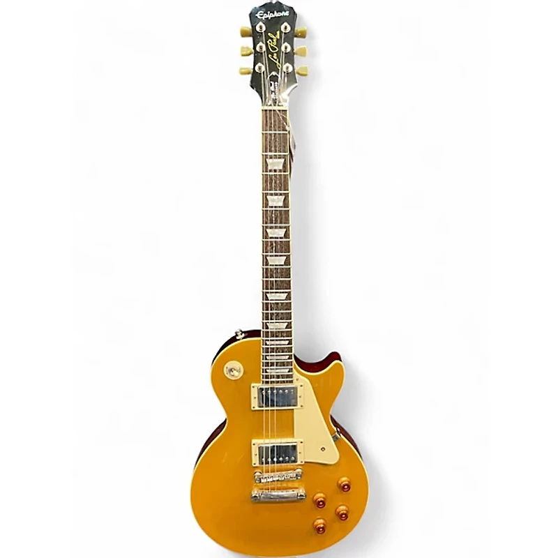 Used Epiphone Les Paul Standard Gold Solid Body Electric Guitar