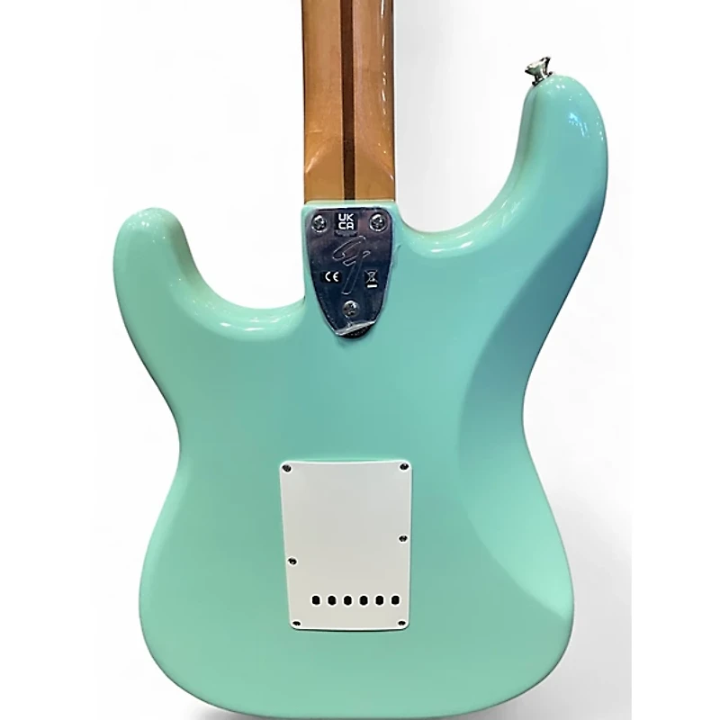 Used Fender Vintera 70s Stratocaster Surf Green Solid Body Electric Guitar