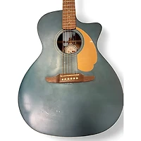 Used Fender newporter ocean teal Acoustic Electric Guitar