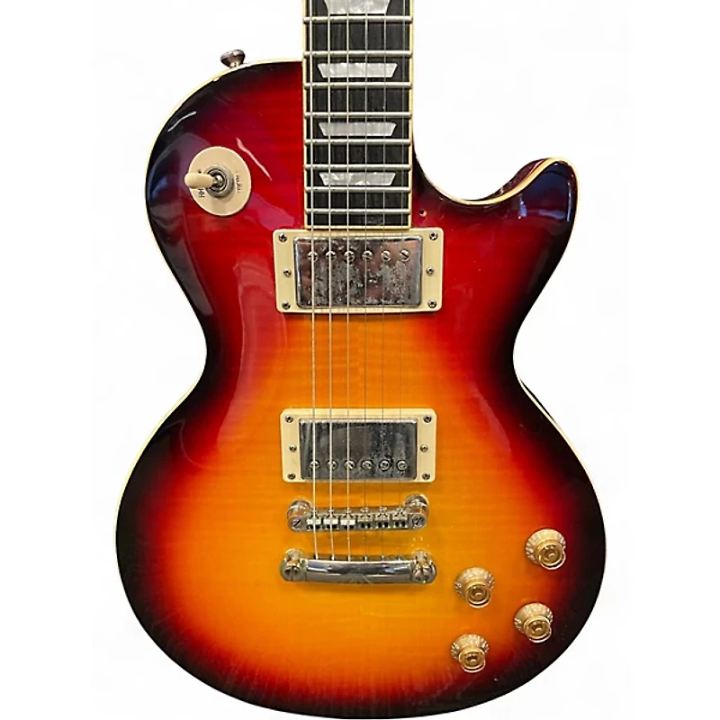 Used Epiphone Les Paul Standard Pro Sunburst Solid Body Electric Guitar