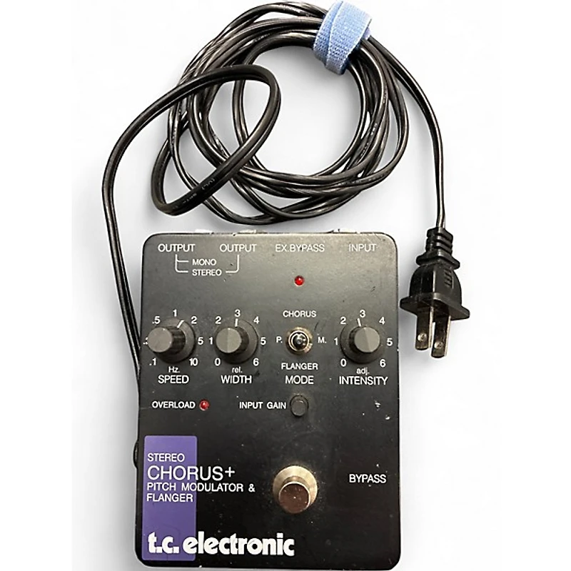 Used TC Electronic STEREO CHORUS + PITCH MODULATOR & FLANGER Effect Pedal