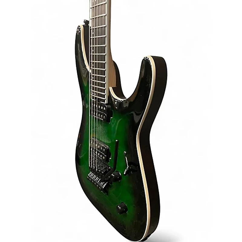 Used Jackson Dinky Pro Plus Emerald Green Solid Body Electric Guitar