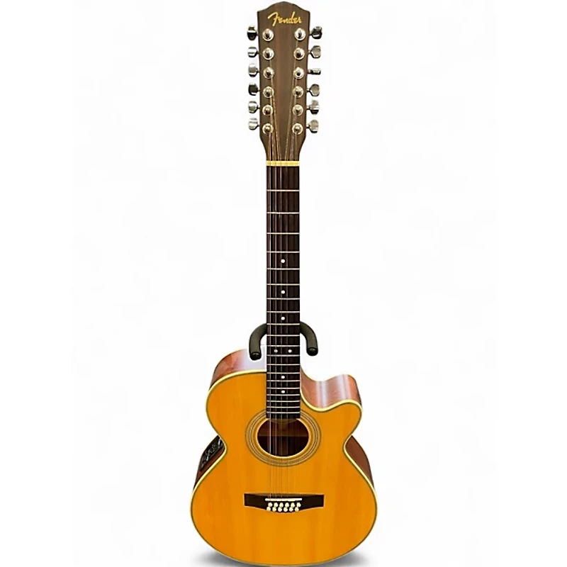 Used Fender JG-12CE Natural 12 String Acoustic Electric Guitar
