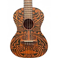 Used Luna TRIBAL TENOR Natural Ukulele