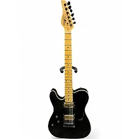 Used Schecter Guitar Research Diamond Series PT Left Handed Black Electric Guitar