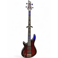 Used Schecter Guitar Research Hellraiser Extreme 4 String Crimson Red Trans Electric Bass Guitar