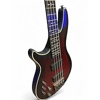 Used Schecter Guitar Research Hellraiser Extreme 4 String Crimson Red Trans Electric Bass Guitar