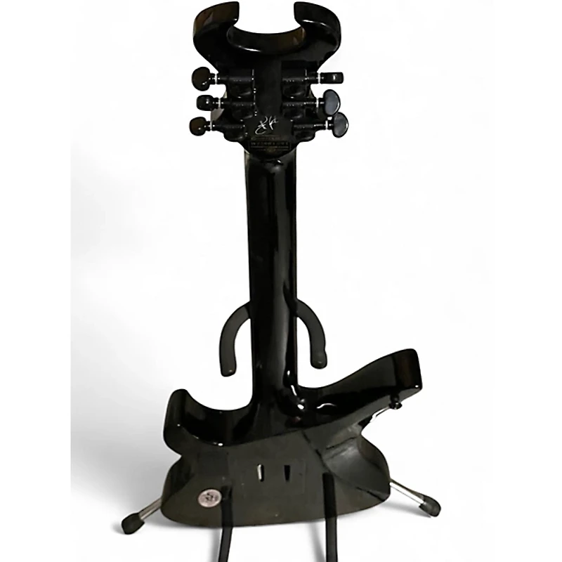 Used Schecter Guitar Research Synyster Gates Signature Custom S Black and Silver Solid Body Electric Guitar