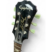 Used Epiphone Les Paul Studio Ebony Solid Body Electric Guitar