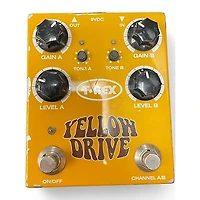 Used T-Rex Engineering Yellow Drive Distortion Effect Pedal