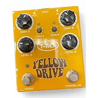 Used T-Rex Engineering Yellow Drive Distortion Effect Pedal