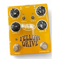 Used T-Rex Engineering Yellow Drive Distortion Effect Pedal