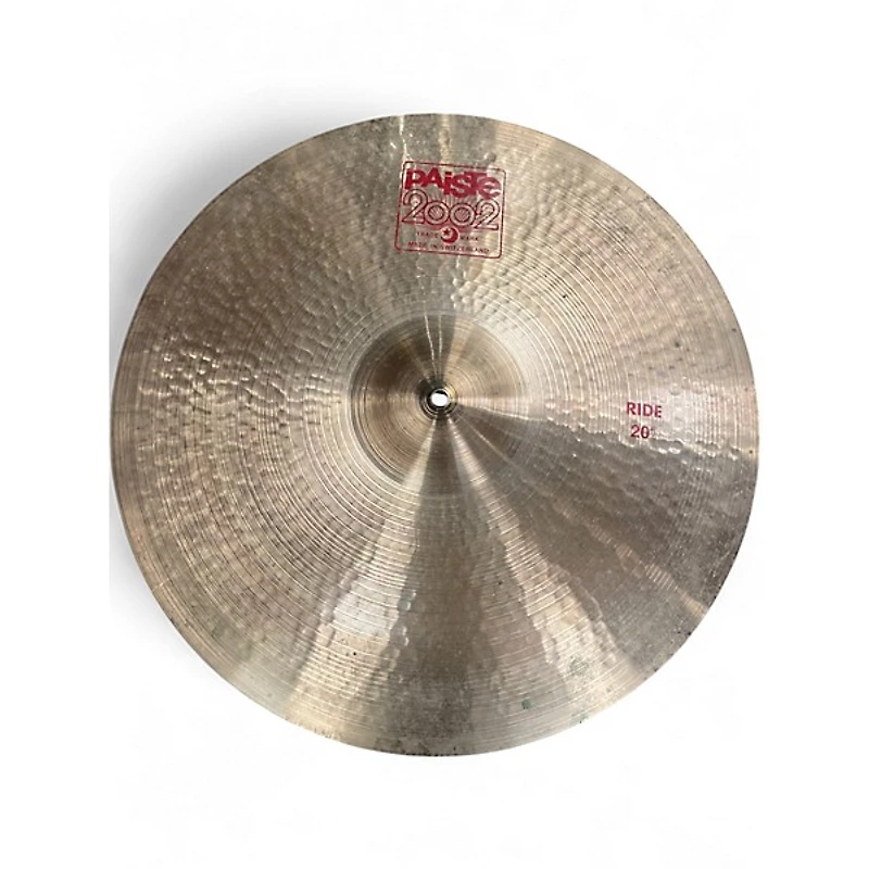 Used Paiste 20in 2002 Ride Cymbal