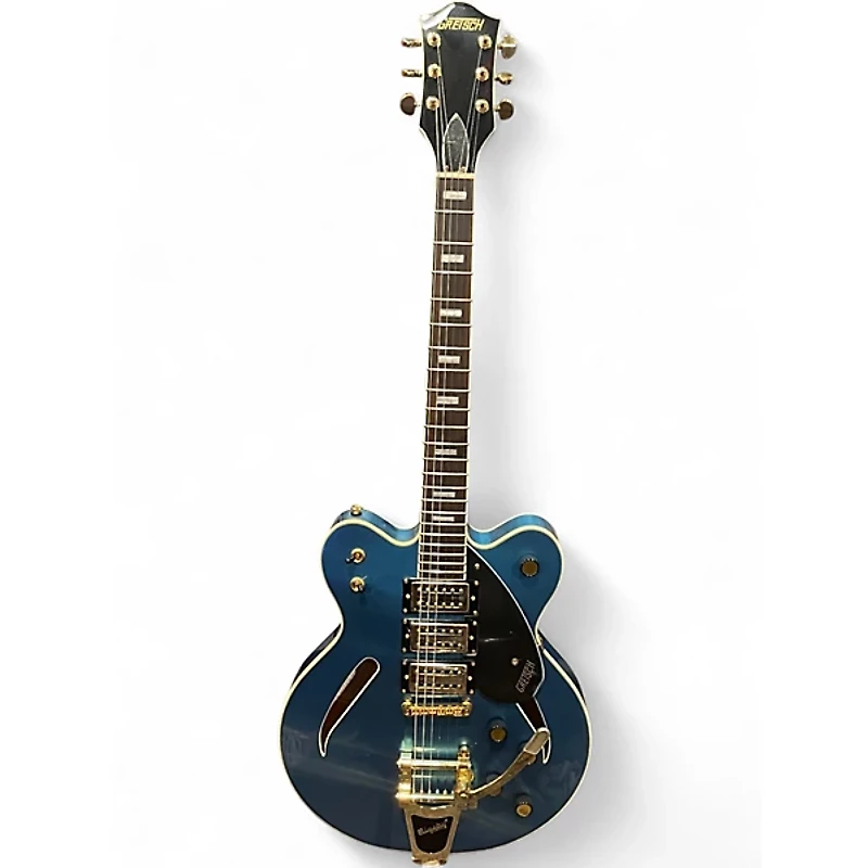 Used Gretsch Guitars CAT CB 3PU Blue Hollow Body Electric Guitar