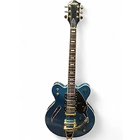Used Gretsch Guitars CAT CB 3PU Blue Hollow Body Electric Guitar